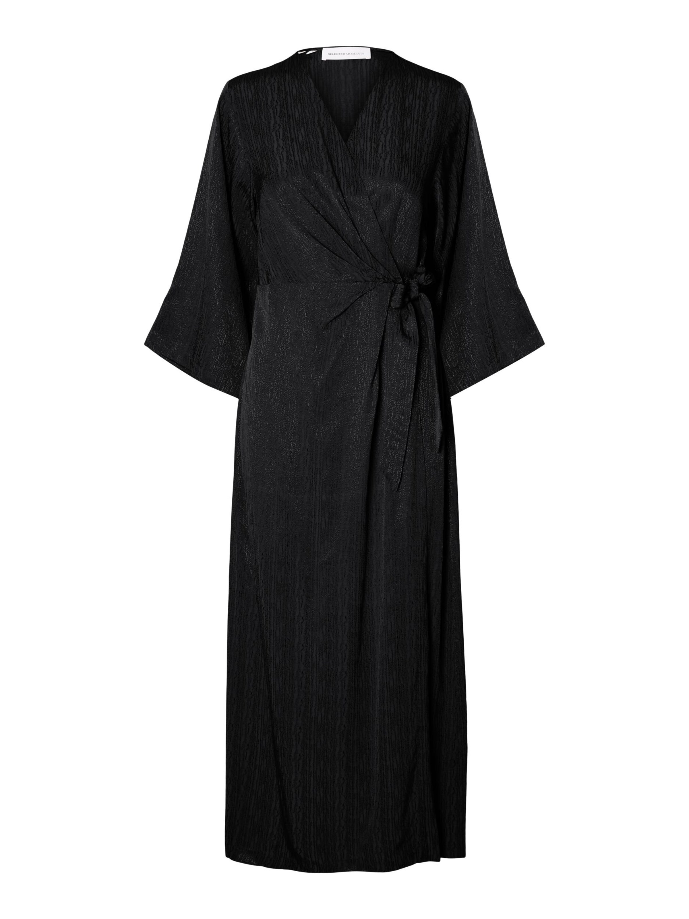 SELECTED Kleid 'Tyra' in Schwarz: Vorderseite