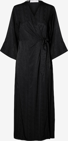 Robe 'Tyra' SELECTED FEMME en noir : devant