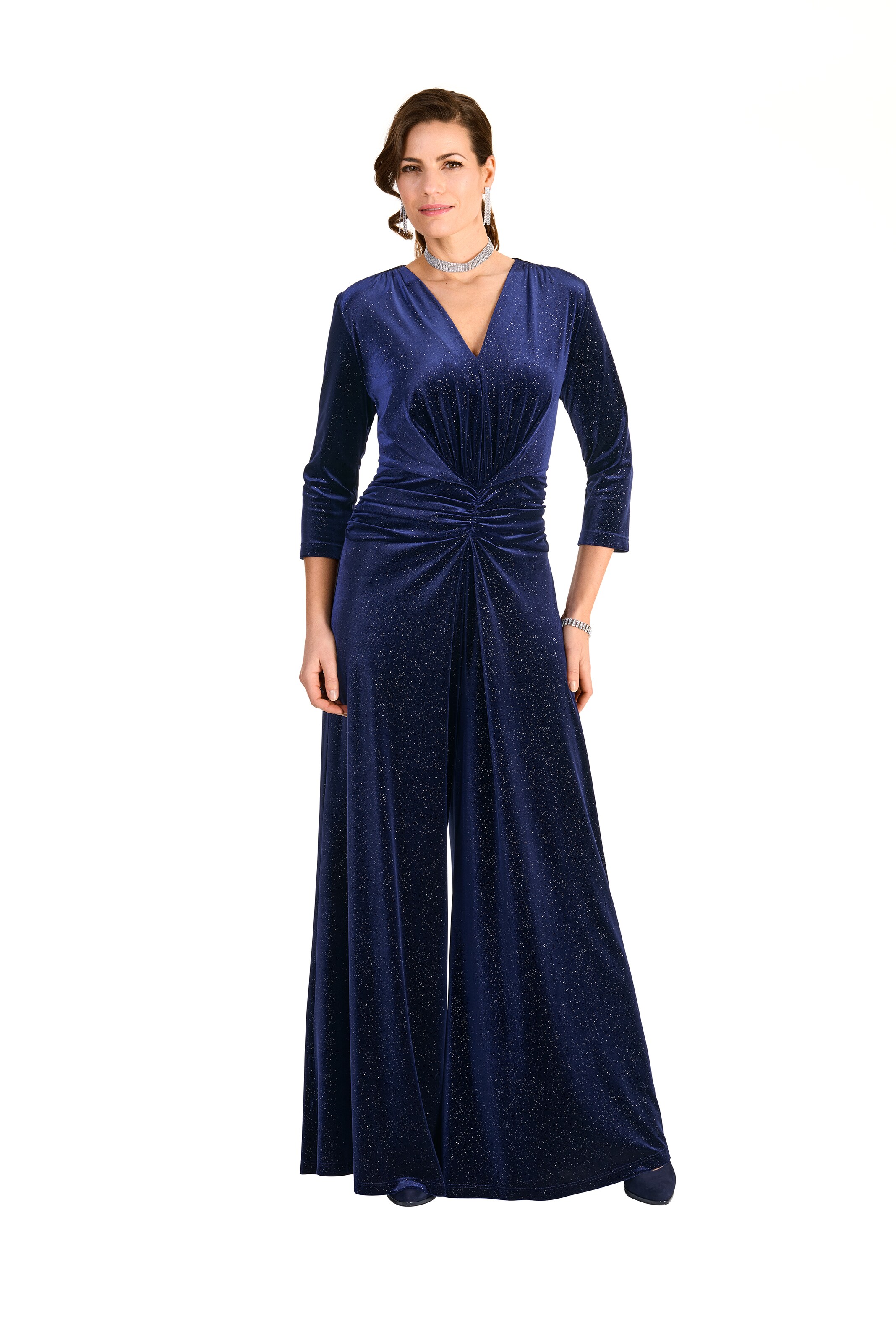 HERMANN LANGE Collection Jumpsuit in Blue: front