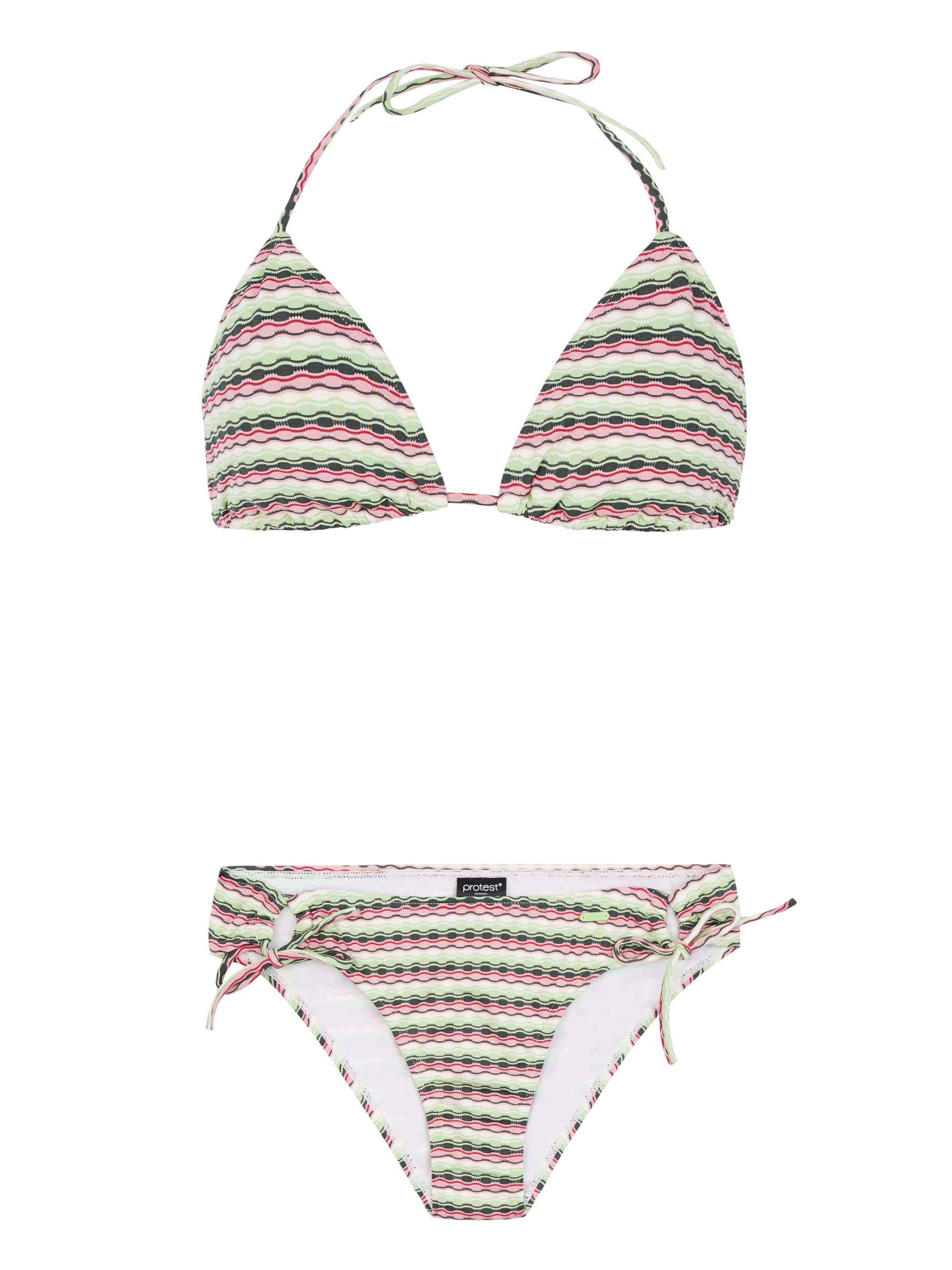 PROTEST Triangle Bikini 'PRTNADINE' in Green: front