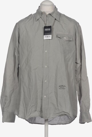 REPLAY Button Up Shirt in XL in Green: front