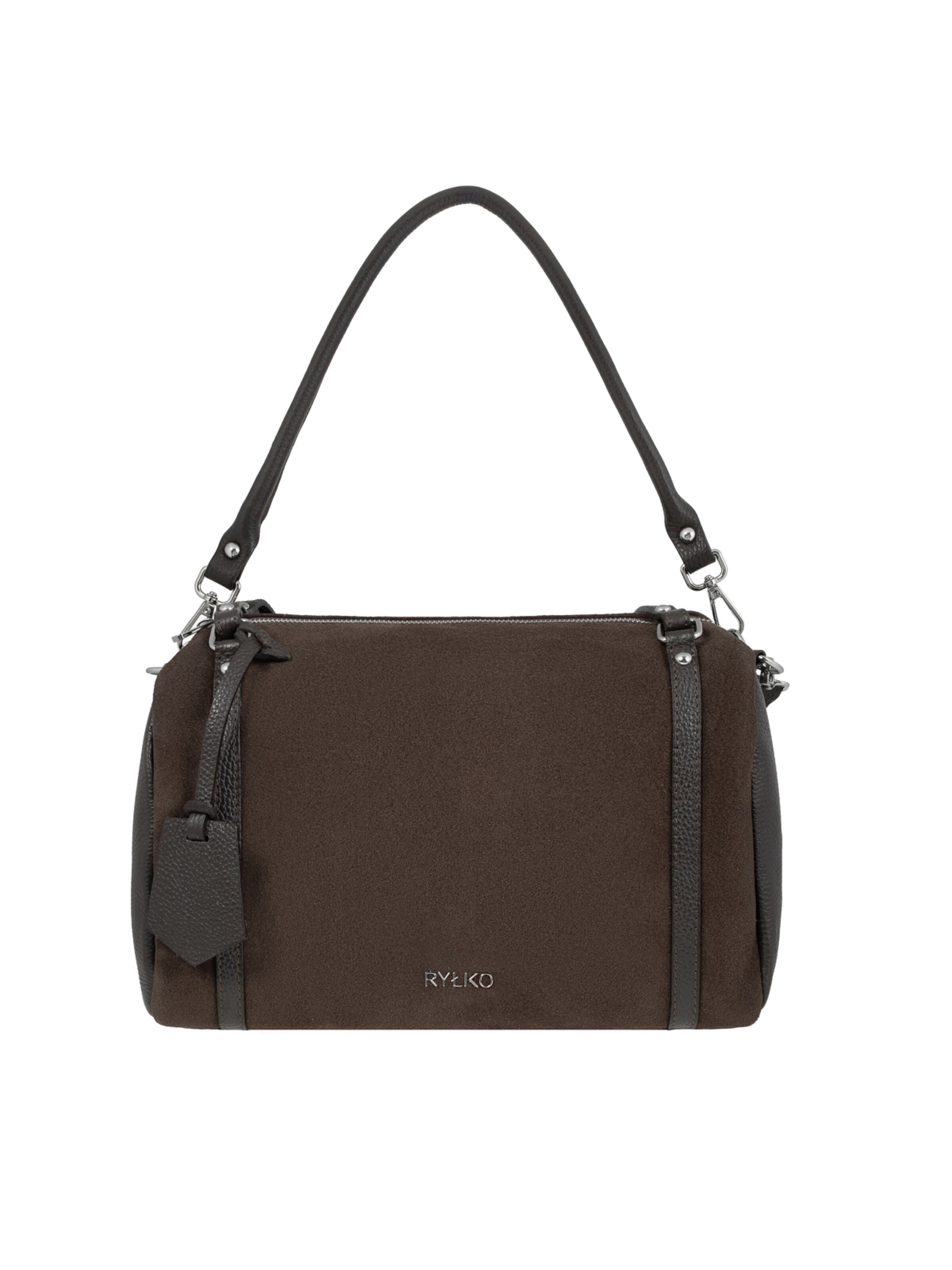 RYŁKO - Bolso de hombro en marrón: frente