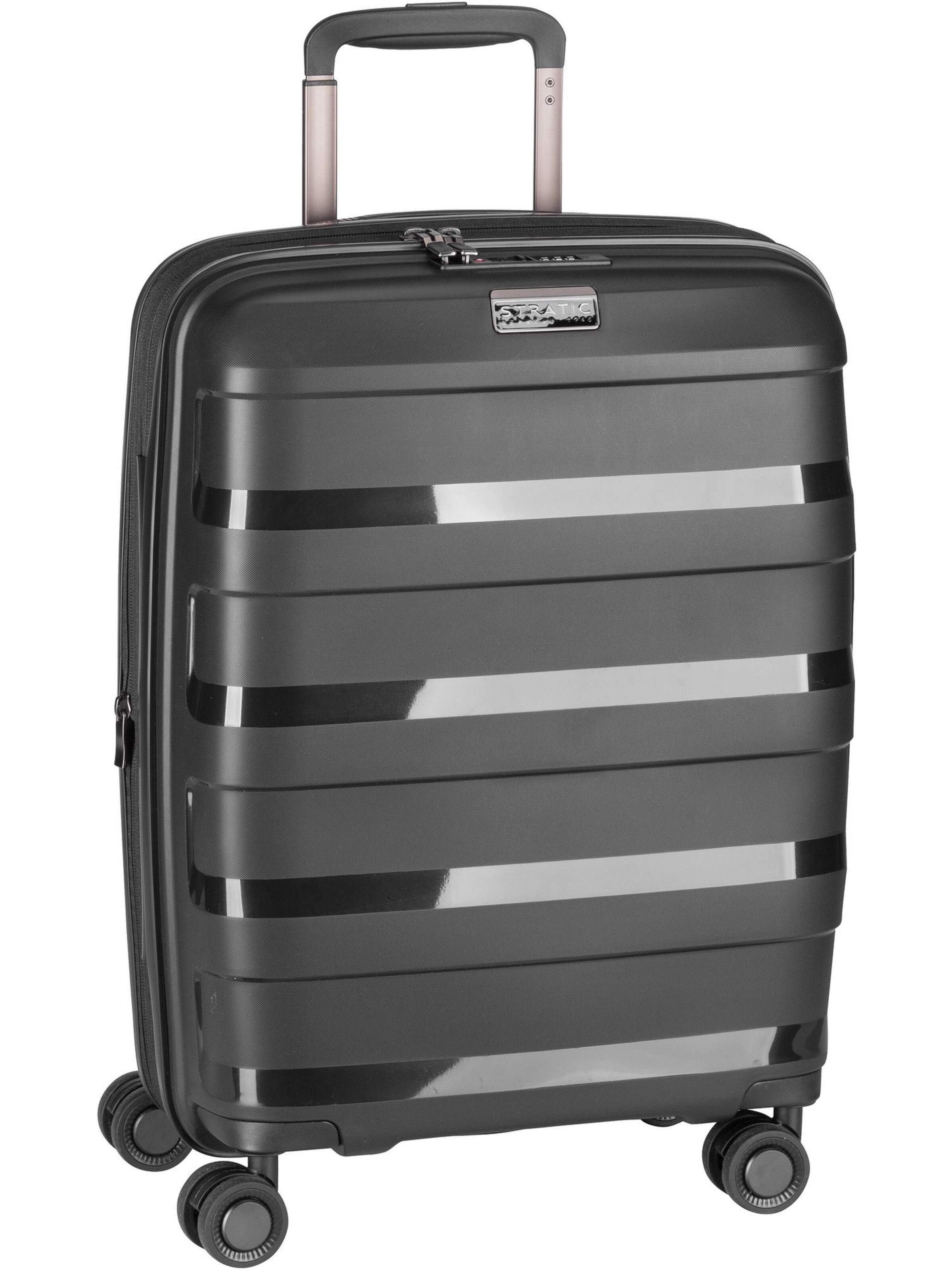 Stratic Trolley 'Straw+' in Schwarz: Vorderseite