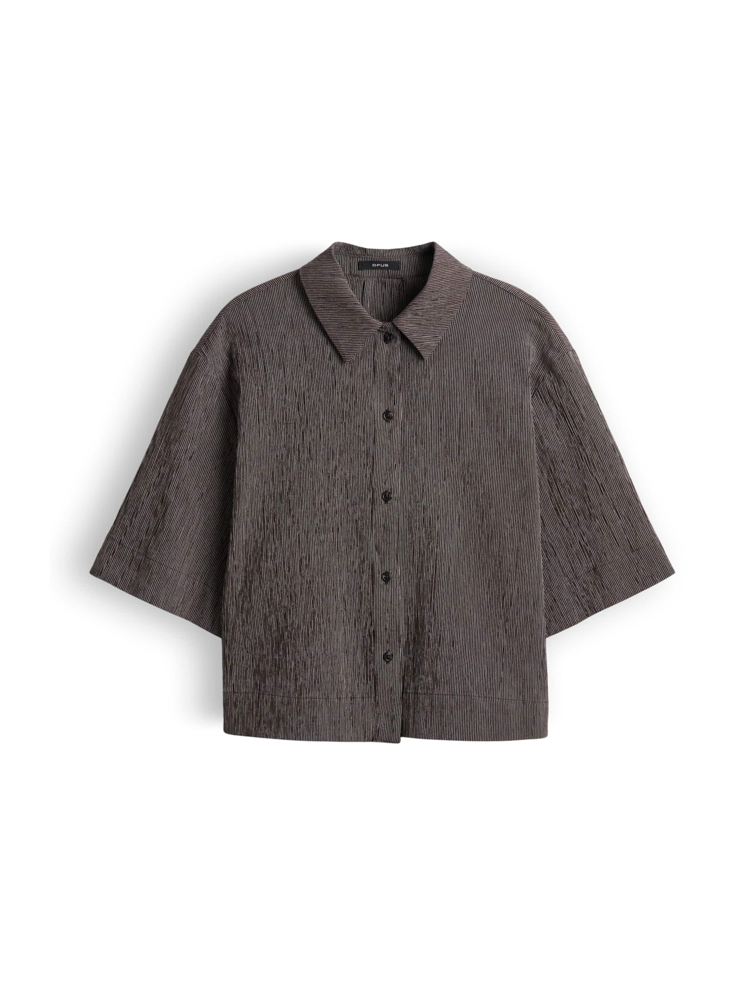 OPUS Blouse 'Fababer' in Brown: front