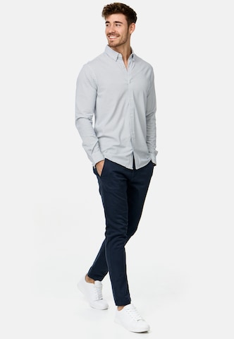 INDICODE JEANS Regular fit Button Up Shirt 'Olimak' in Blue