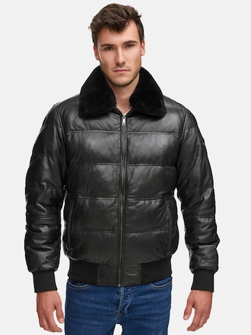 Tazzio Winter Jacket 'A806' in Black: front