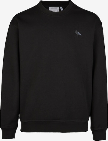 Sweat-shirt 'Embro Gull Mono' Cleptomanicx en noir : devant