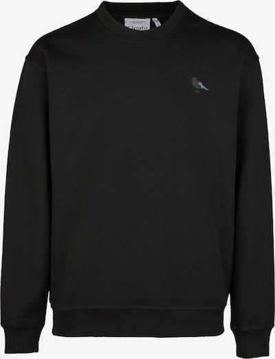 Cleptomanicx Sweatshirt 'Embro Gull Mono' in schwarz, Produktansicht
