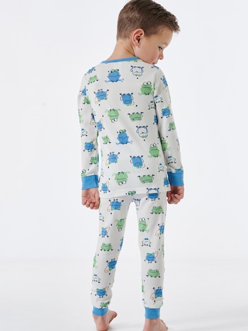 SCHIESSER Pyjama ' Nature Love Organic Cotton ' in Weiß