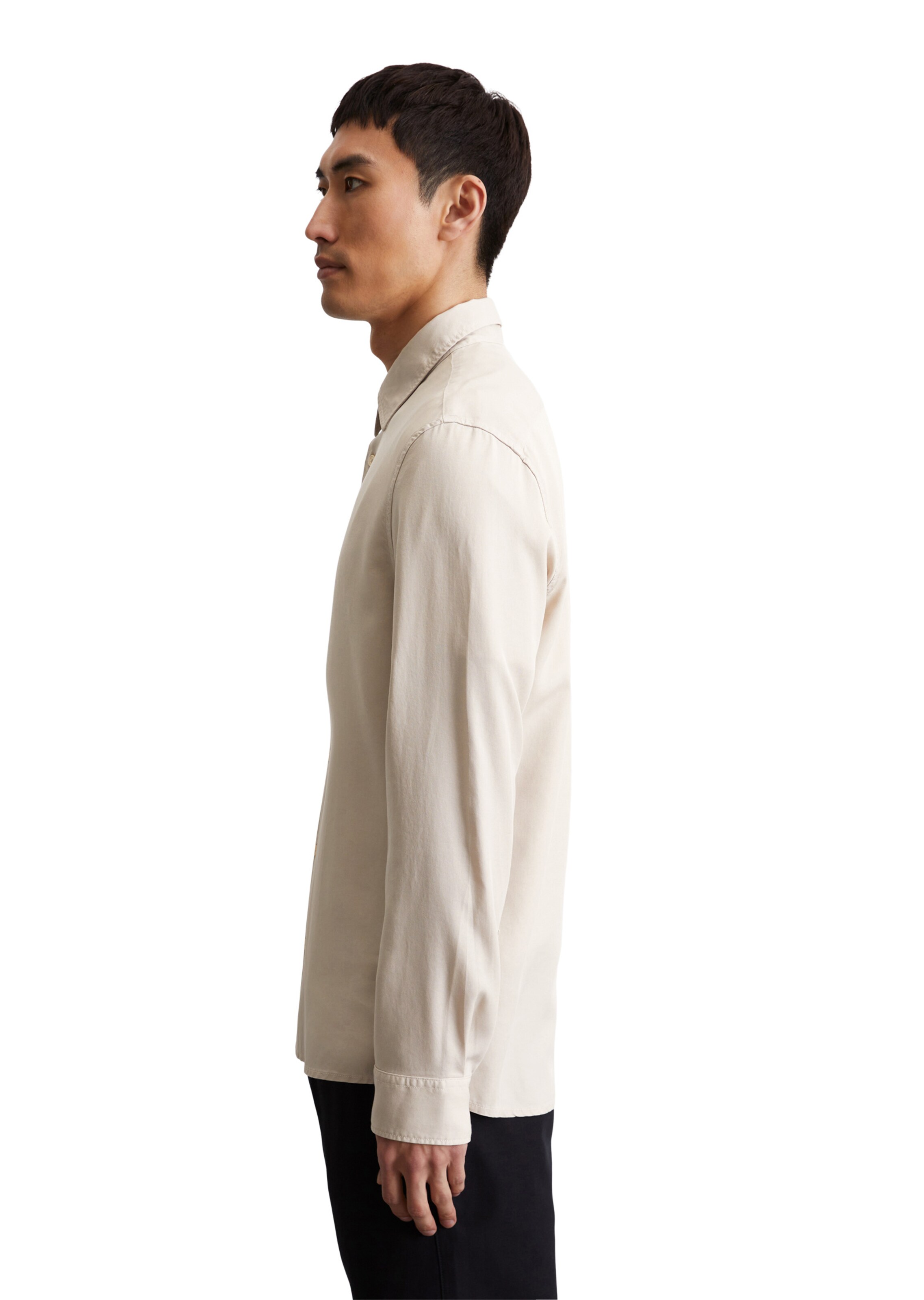 Marc O'Polo Slim fit Overhemd in Beige