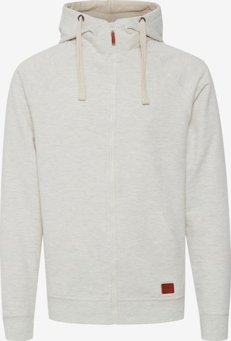 BLEND Sweat jacket 'Speedy' in Beige: front