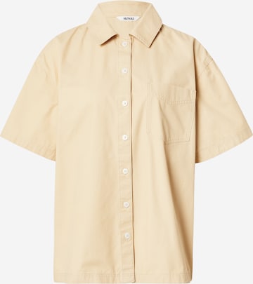 Monki Pusero värissä beige: etupuoli