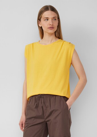 s.Oliver T-Shirt in Gelb: Vorderseite