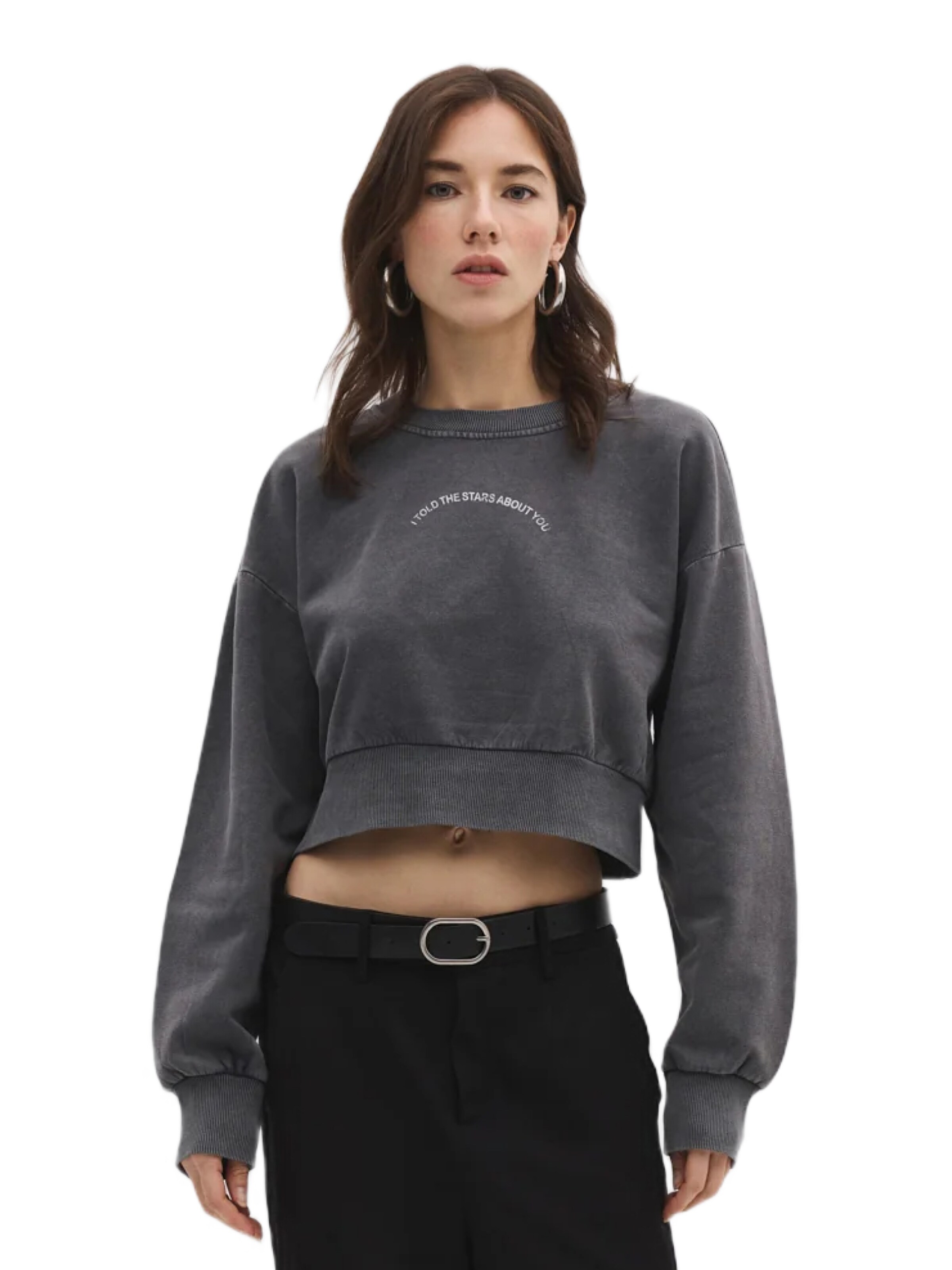 No Matter What Sweatshirt in Grey: front