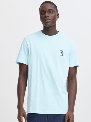 T-Shirt 'BHJeppe' BLEND en bleu : devant