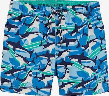 mėlyna WE Fashion Maudymosi trumpikės: priekis