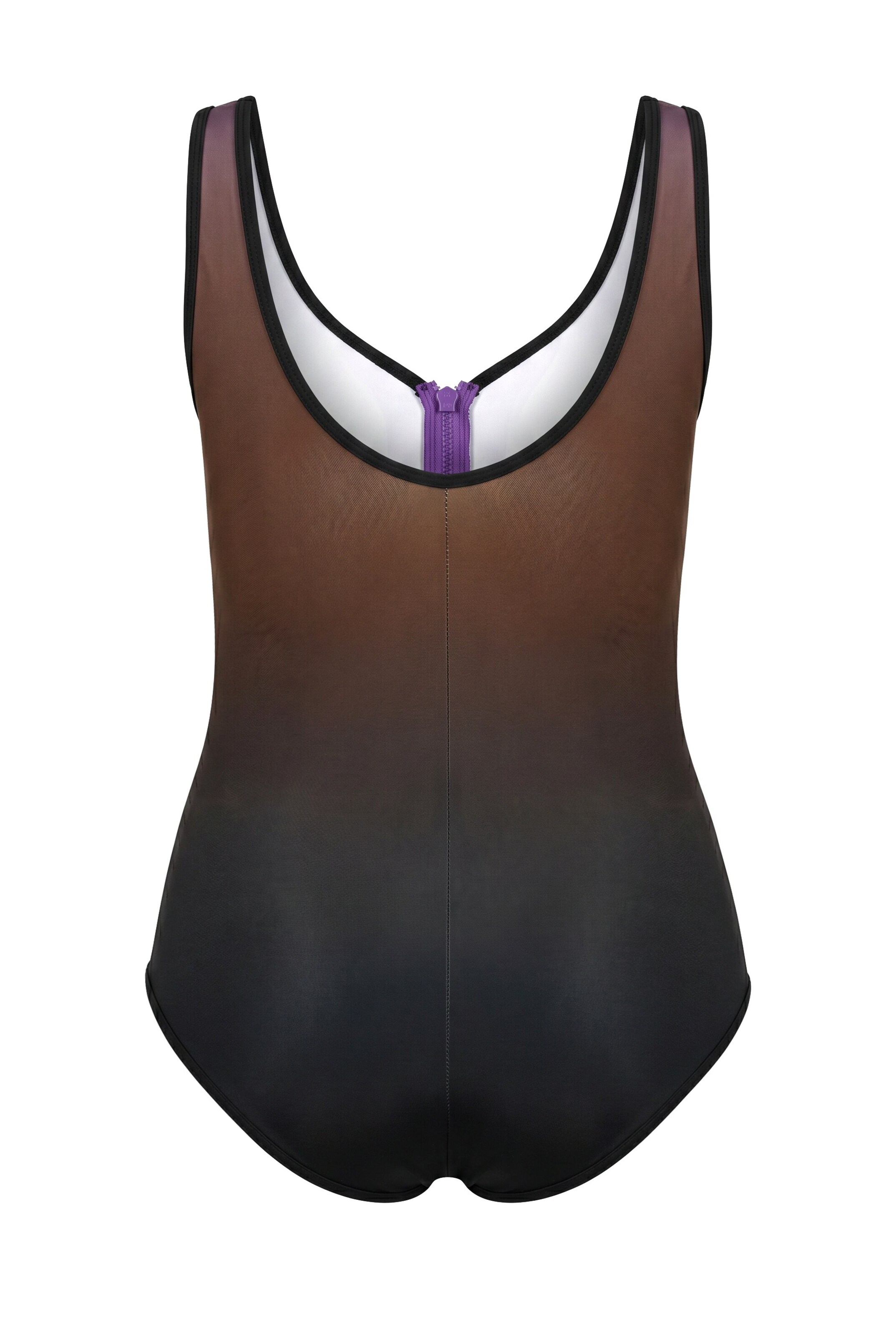 Ulla Popken Bustier Badpak in Bruin