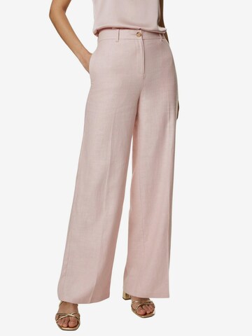 Marks & Spencer Loose fit Pants in Pink: front