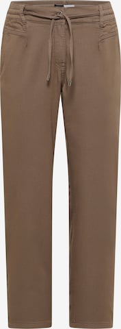 CECIL Kalhoty se sklady v pase 'Chelsea' – hnědá: přední strana