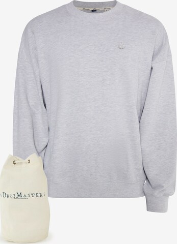 DreiMaster Vintage Sweatshirt und Shopper Set in Grau: predná strana