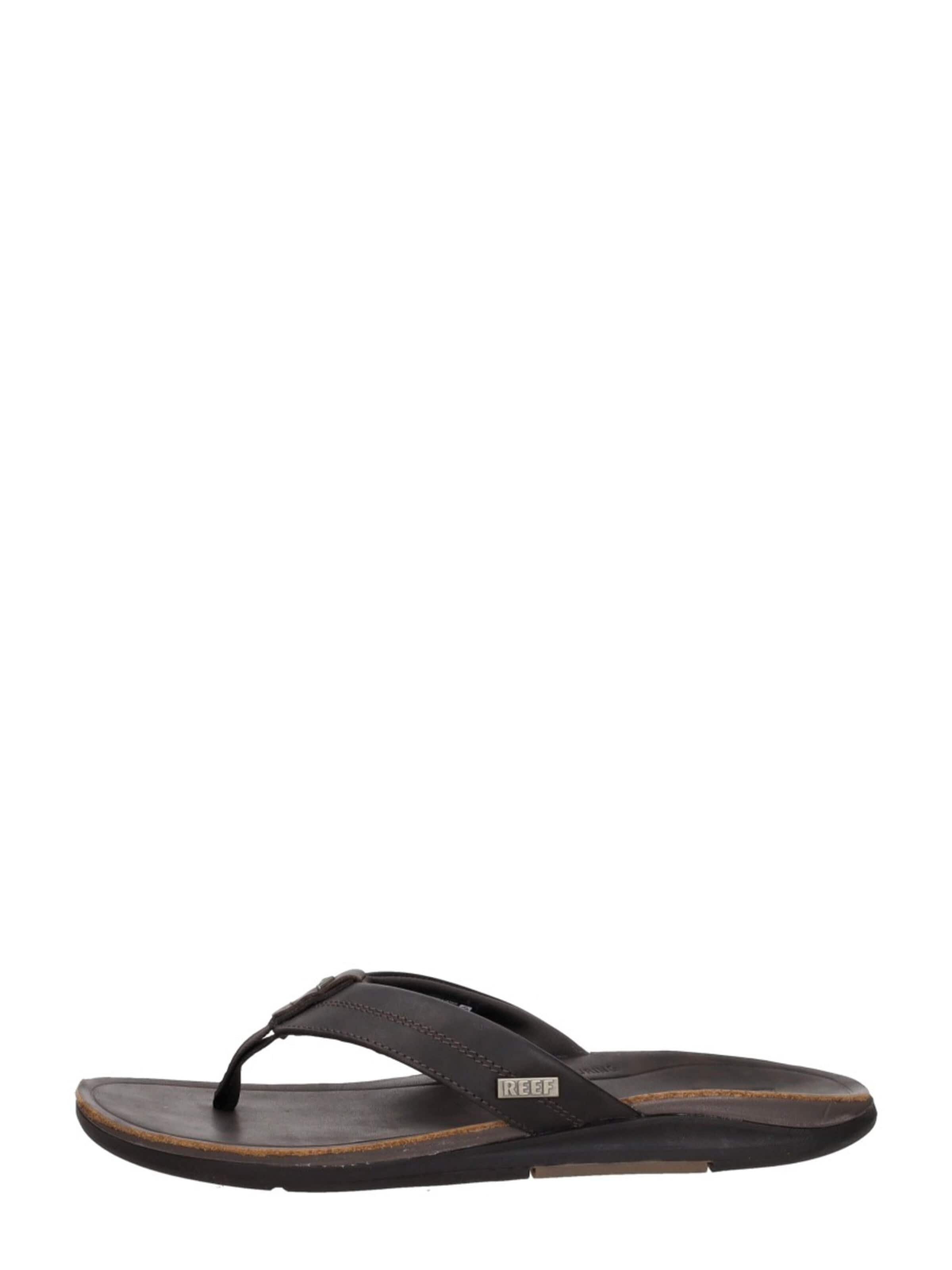 REEF T-bar sandals in Brown: front