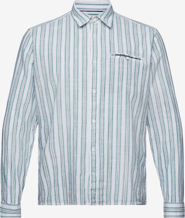 ESPRIT Slim fit Button Up Shirt in White: front