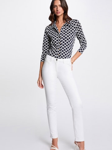 Slimfit Pantaloni de la Morgan pe alb