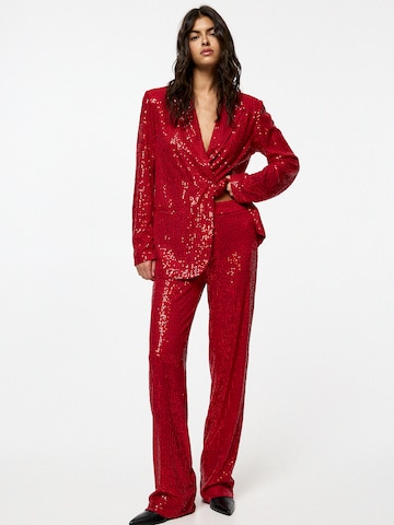 Pull&Bear Loosefit Broek in Rood