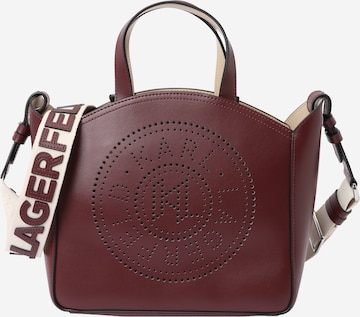 Karl Lagerfeld Handtas in Rood: voorkant