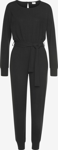 LASCANA Loungewear in Black: front