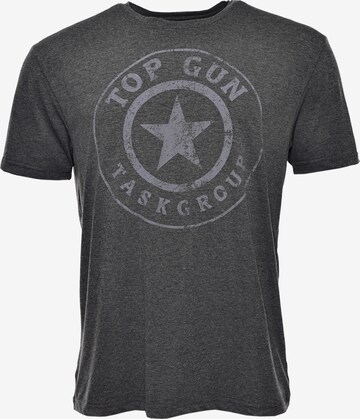 TOP GUN Shirt in Grey: front