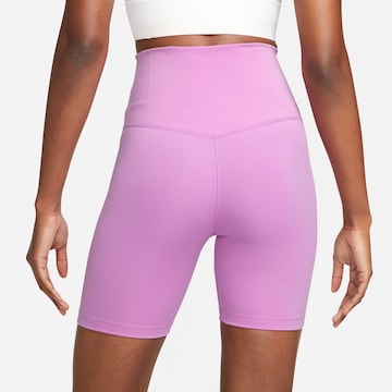 NIKE Skinny Sportbroek 'ONE' in Roze