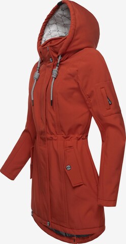 Cappotto funzionale di Peak Time in rosso