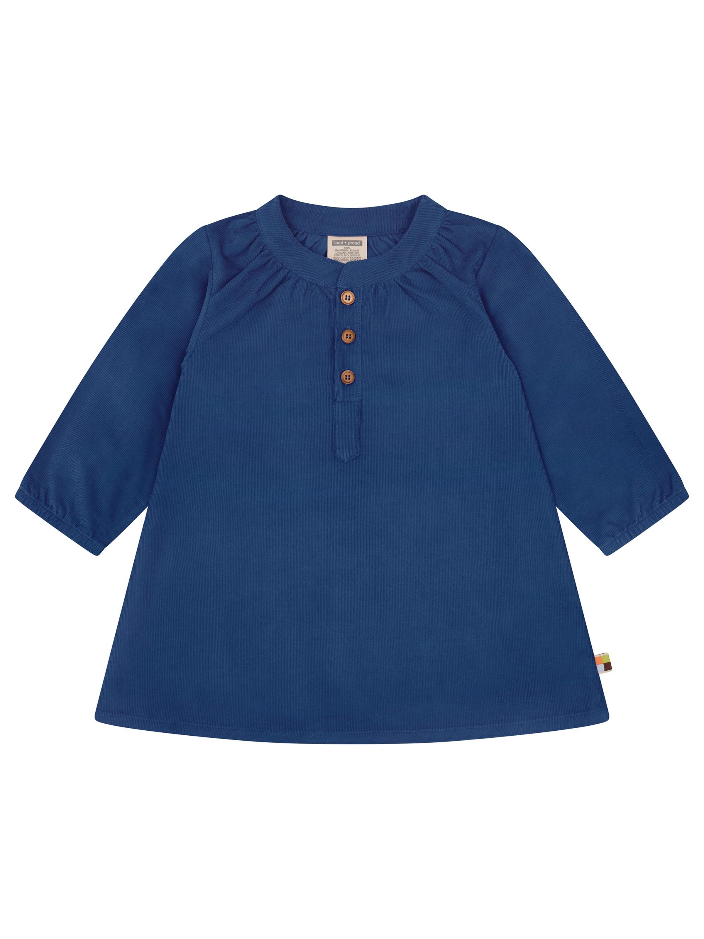 loud + proud Dress in Blue: front