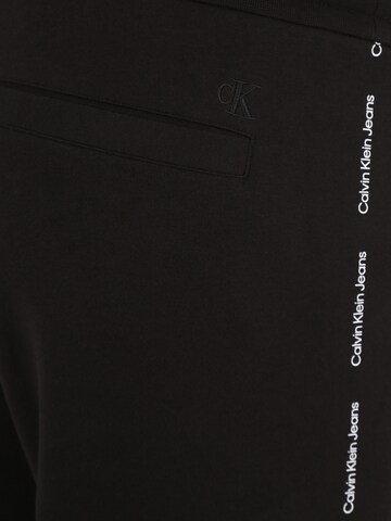 Calvin Klein Jeans Plus Zúžený Kalhoty – černá