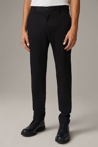 STRELLSON Regular Chino Pants ' Rypton ' in Black: front