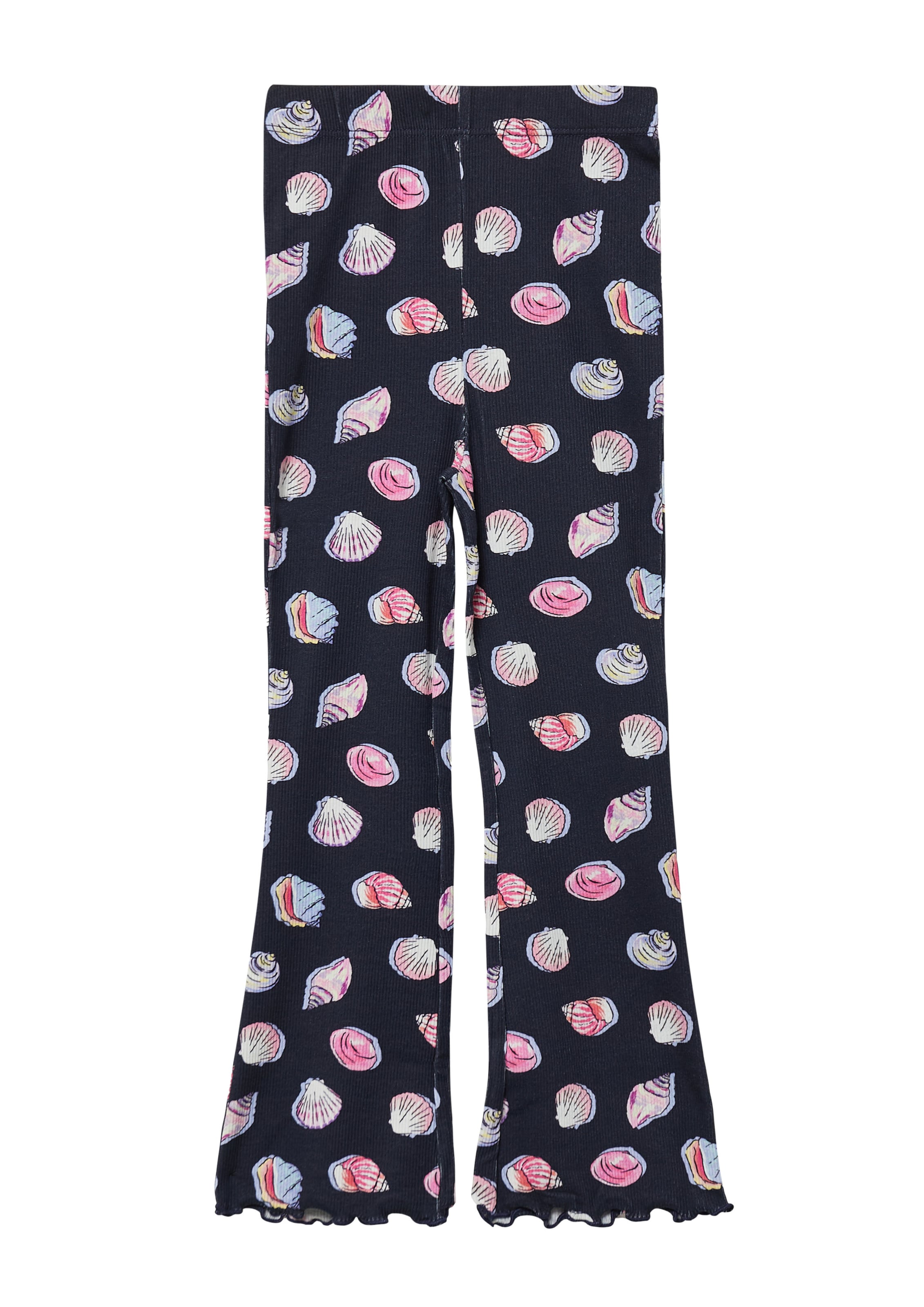 s.Oliver Flared Leggings in Blauw: voorkant