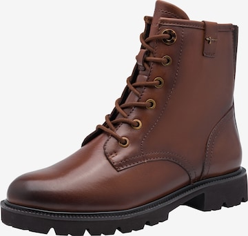 Stivaletto stringato di Tamaris in marrone: frontale