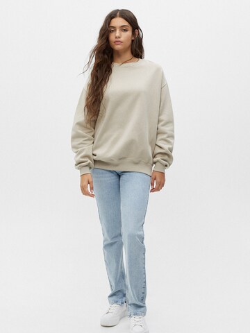 Pull&Bear Sweatshirt in Grau