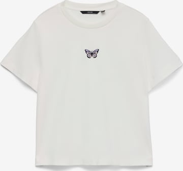 VERO MODA Μπλουζάκι 'VMSARA METTE' σε λευκό: μπροστά