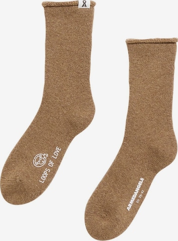 ARMEDANGELS Socks in Brown: front
