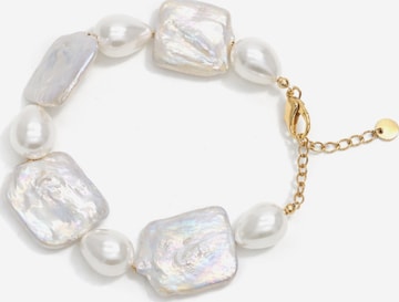 Bracelet 'Eugénie' LA MAISON GISEL B. en blanc : devant