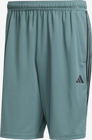 ADIDAS PERFORMANCE - Calças de desporto 'Train Essentials' em verde: frente