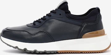 Derimod Platform trainers in Blue: front