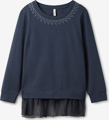 SHEEGO Sweatshirt in Blue: front