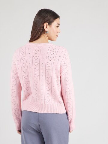 ONLY Pulóver 'ONLPAINT' - rózsaszín: hátul