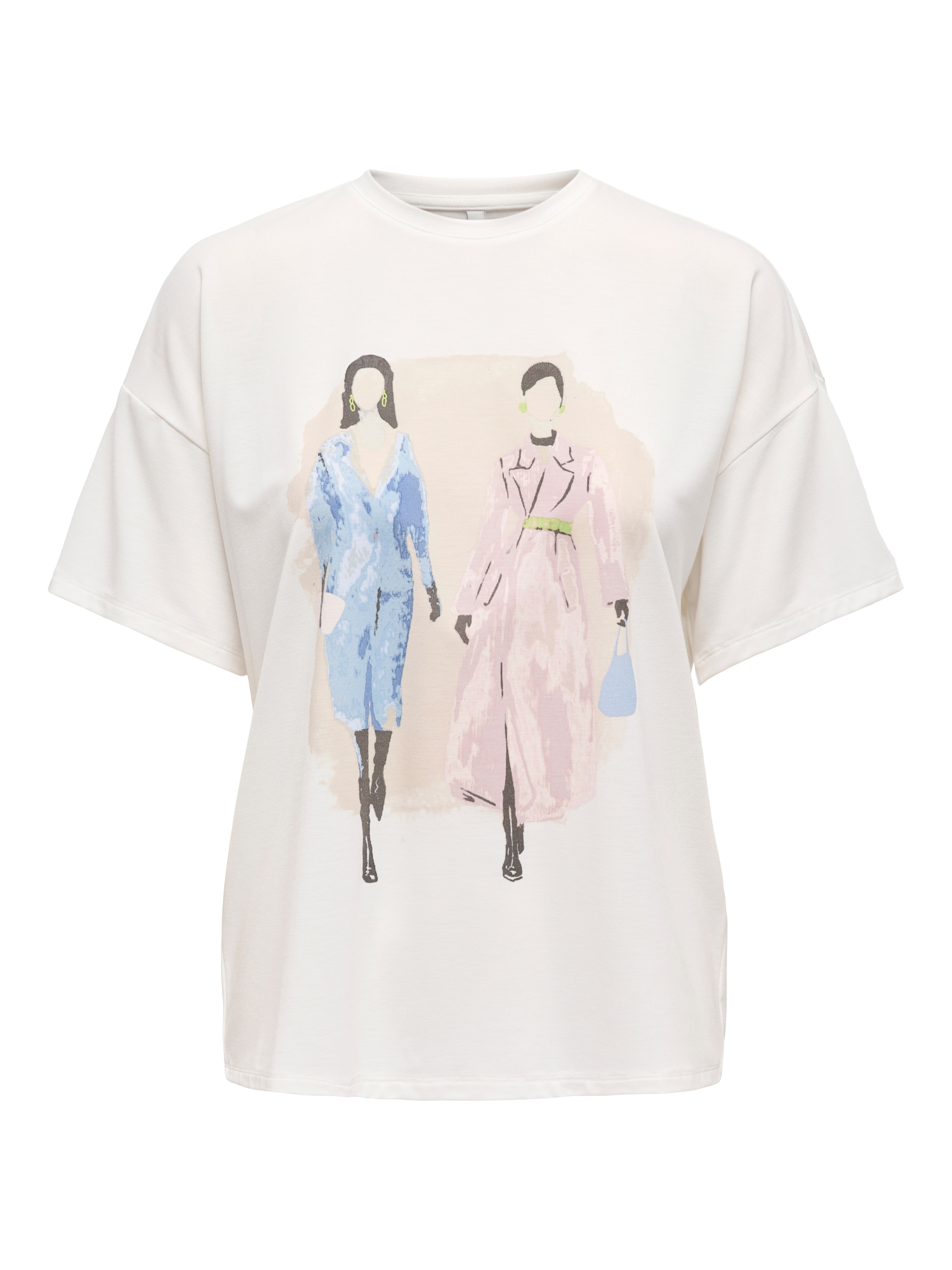 ONLY Футболка в Белый: спереди