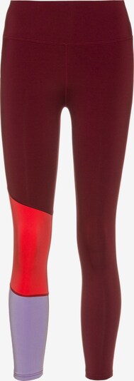 ALEX Lauftights in lila / neonrot / dunkelrot, Produktansicht