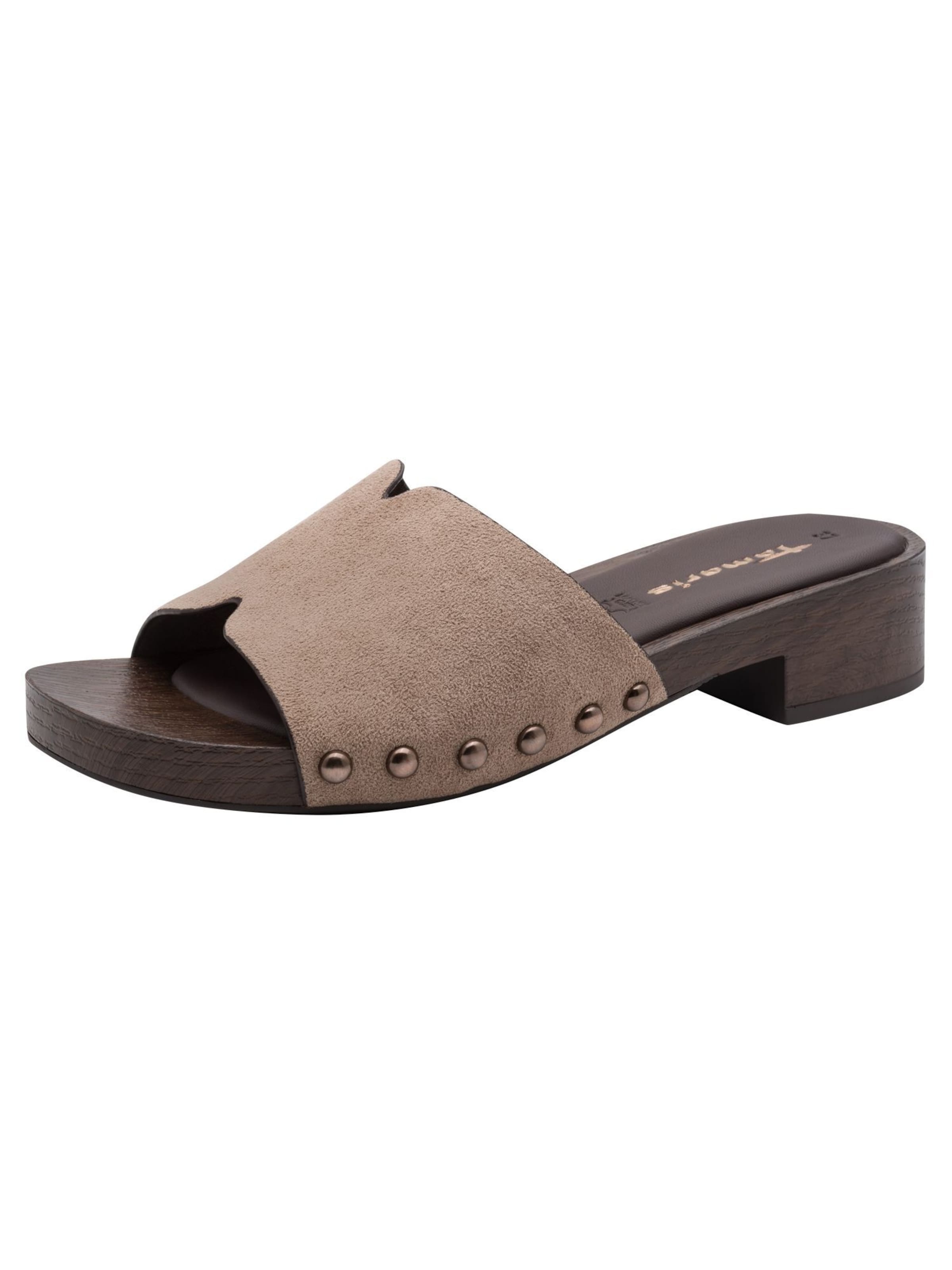 Mule Tamaris en beige : devant