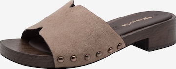 Mule Tamaris en beige : devant